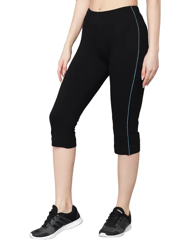 Black_Lower_Capri__Comfortable,_Stylish_And_Trendy_Casual_Wear