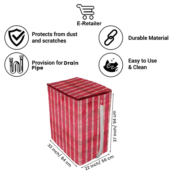 Semi_Automatic_Washing_Machine_Cover_Suitable_For_All_Major_Brands_Upto_8.5_KG_(Material-PVC,_Color-Red,_Size-33x22x37_Inches)