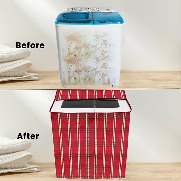 Semi_Automatic_Washing_Machine_Cover_Suitable_For_All_Major_Brands_Upto_8.5_KG_(Material-PVC,_Color-Red,_Size-33x22x37_Inches)