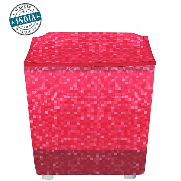Semi_Automatic_Washing_Machine_Cover_Suitable_For_All_Major_Brands_Upto_8.5_KG_(Material-PVC,_Color-Red,_Size-33x22x37_Inches)