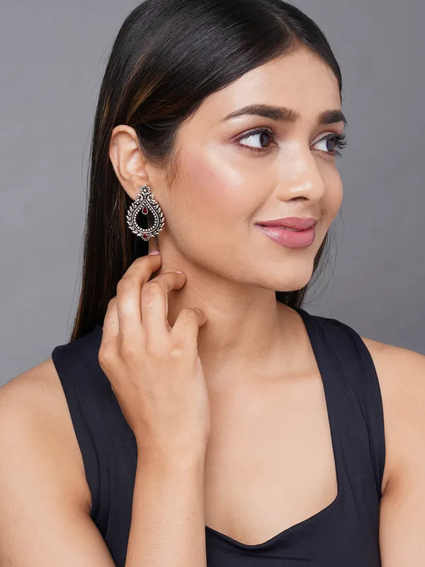 german_silver_diamond_shape_earring