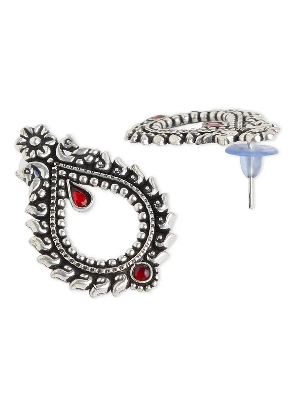 german_silver_diamond_shape_earring