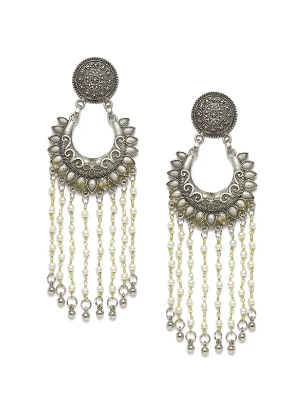 Silver-Toned_Contemporary_Drop_Earrings