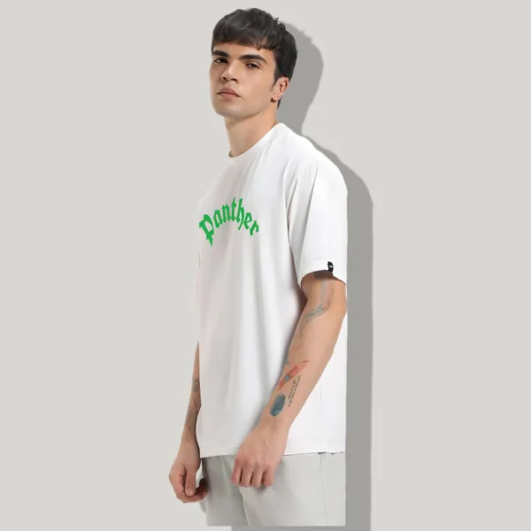 White_Oversized_Printed_Half_Sleeve_Cotton_T-Shirt_For_Men