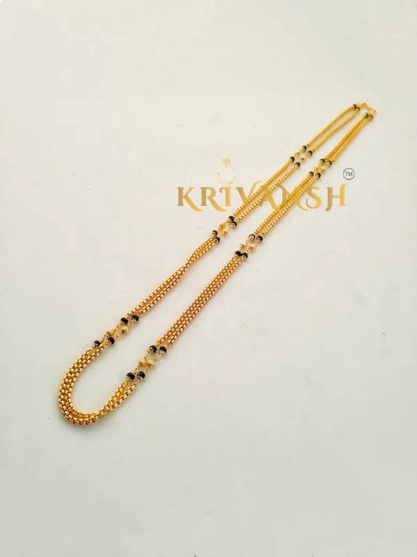 30"inches_Long_Length_2-Layer_Black_Crystal_Beaded__NewTyre_chain