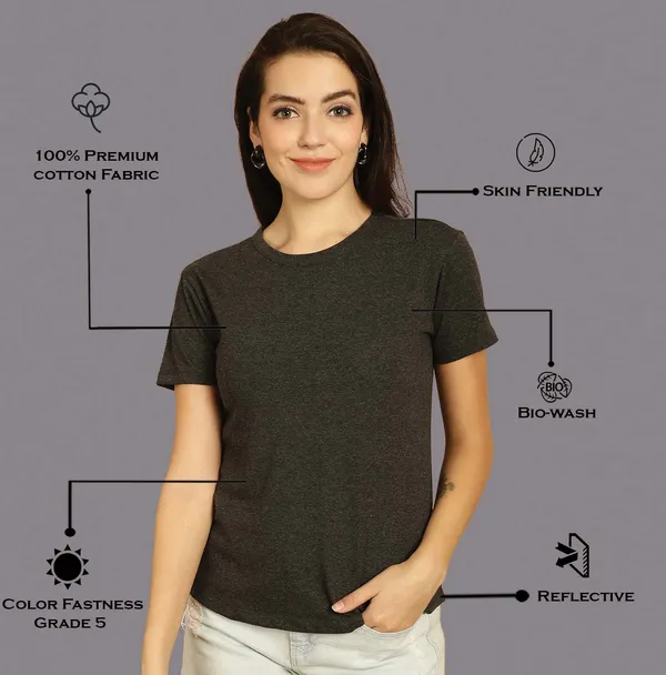 Grey_Cotton_Round_Neck_Short_Sleeves_Solid_Casual_T-Shirt_For_Women