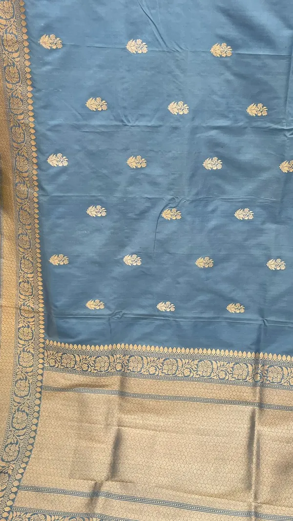 Humairah_Pure_Handloom_Sky_Blue_Katan_Silk_Kadhwa_Sona_Rupa_Zari_Booti_with_Kadhwa_Pallu_Zari_Border_and_Kadhwa_Sky_Blue_Blouse