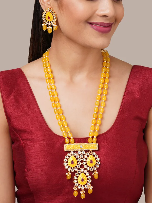 Binnis_wardrobe_women_yellow_stone_jewellery_set
