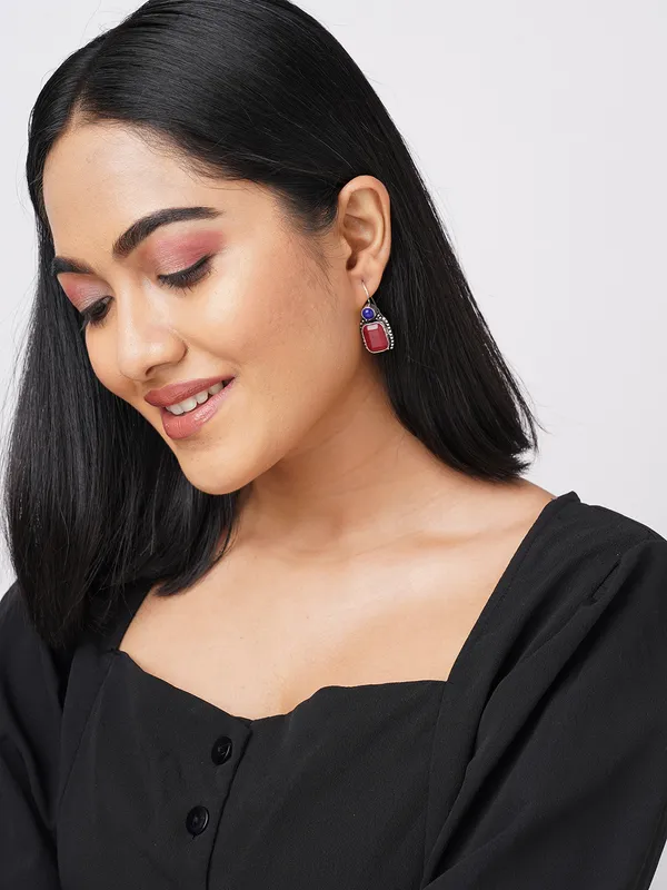 silver_plated_ruby_stone_hoops