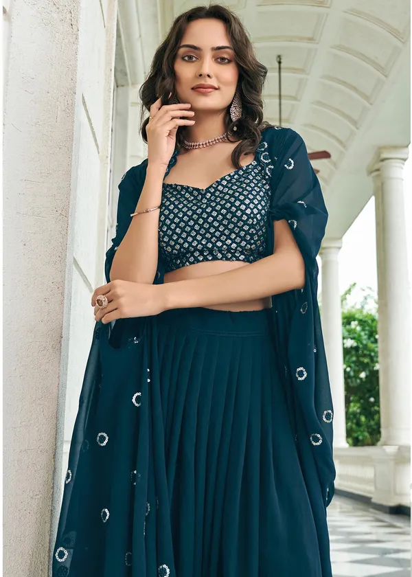 Faux_Georgette_Readymade_Jacket_Style_Lehenga_Choli