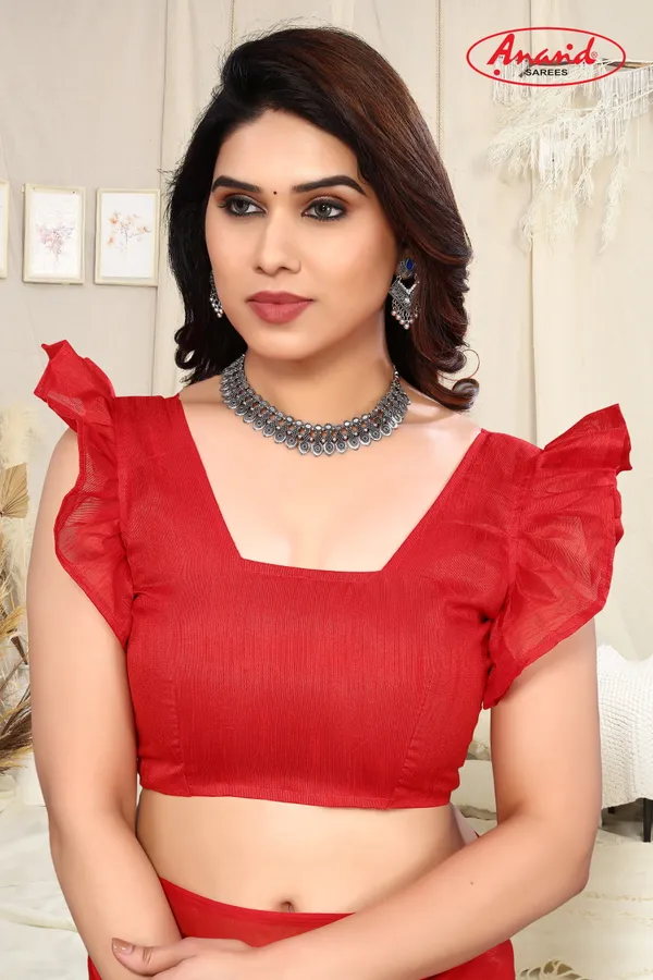 Embellished,_Striped,_Self_Design_Bollywood_Satin_Saree_(Red,_Pink)