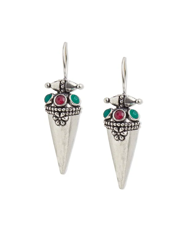 Silver_toned_german_silver_hoop_earring