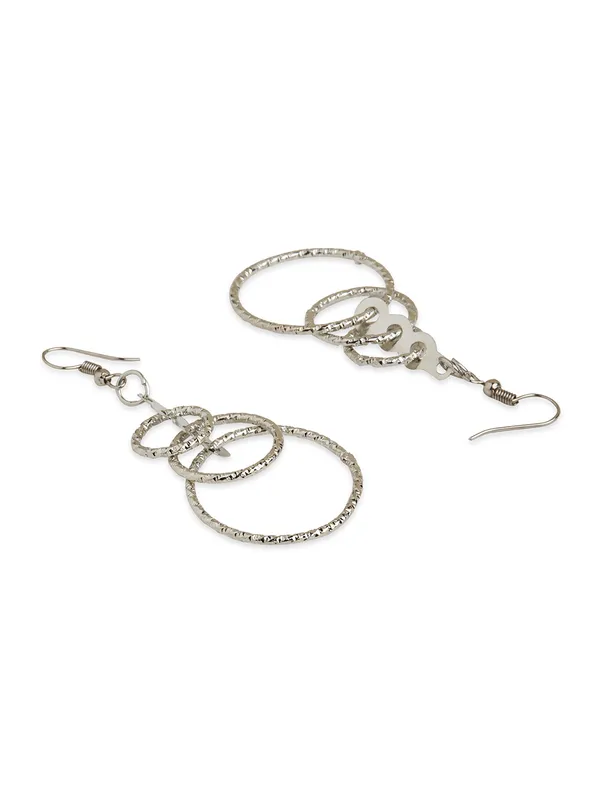 German_silver_toned_Geometric_Drop_Earrings