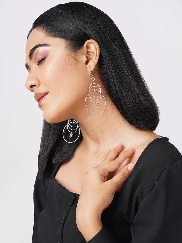 German_silver_toned_Geometric_Drop_Earrings