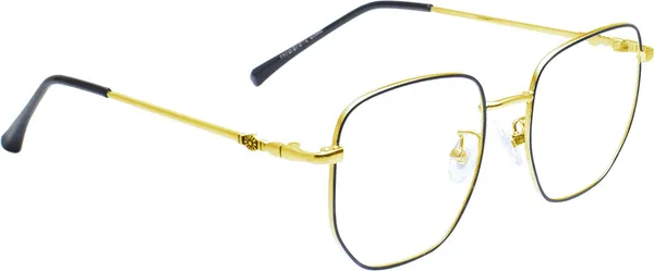 Black,Gold_Full_Rim_Square_Frame_(51_Mm)_-_For_Unisex