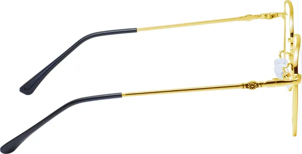 Black,Gold_Full_Rim_Square_Frame_(51_Mm)_-_For_Unisex