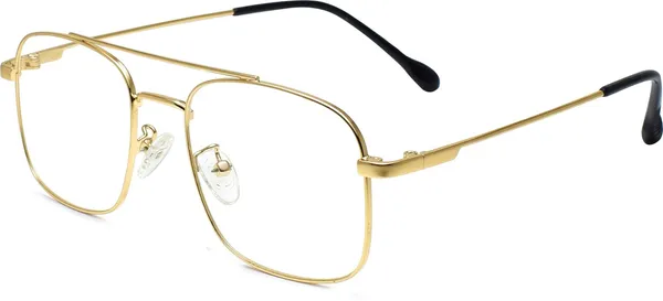 Gold_Full_Rim_Square_Frame_(50_Mm)_-_For_Unisex