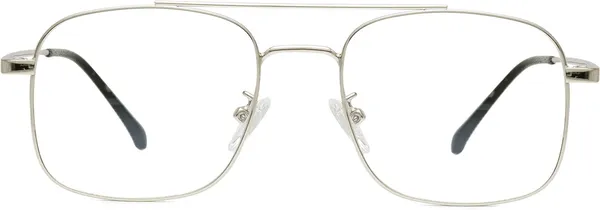 Silver_Full_Rim_Square_Frame_(50_Mm)_-_For_Unisex
