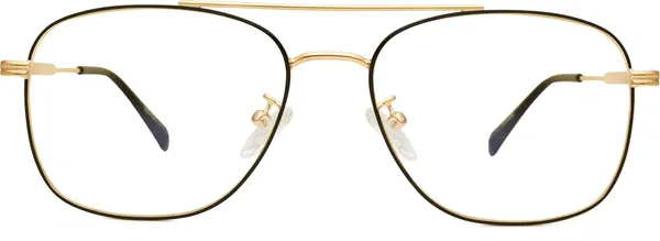 Black,Gold_Full_Rim_Square_Frame_(50_Mm)_-_For_Unisex