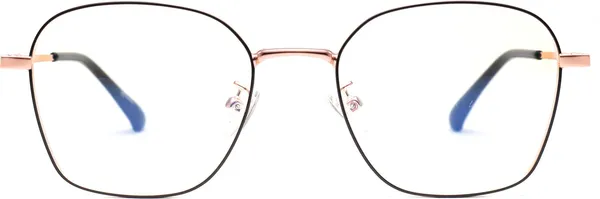 Black,Gold_Full_Rim_Square_Frame_(50_Mm)_-_For_Unisex