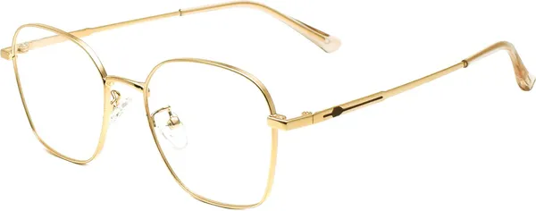 Gold_Full_Rim_Square_Frame_(52_Mm)_-_For_Unisex