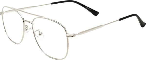 Silver_Full_Rim_Square_Frame_(51_Mm)_-_For_Unisex