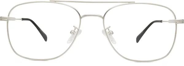 Silver_Full_Rim_Square_Frame_(51_Mm)_-_For_Unisex