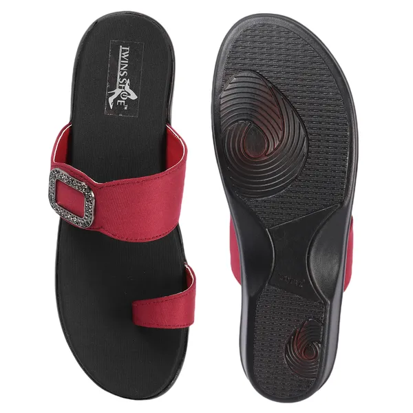 Angutha_Strap_Casual_Wedge_Slippers_(Cherry)