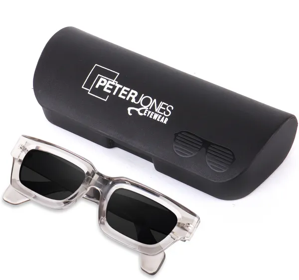 Grey,Transparent_Rectangular_Sunglasses_-_For_Unisex