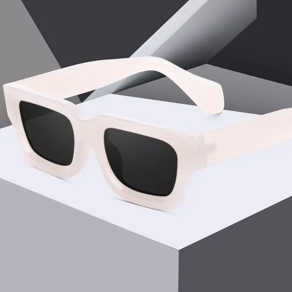 White_Rectangular_Sunglasses_-_For_Unisex