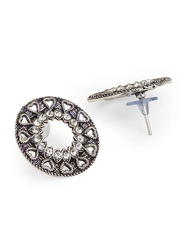 women_German_silver_studs