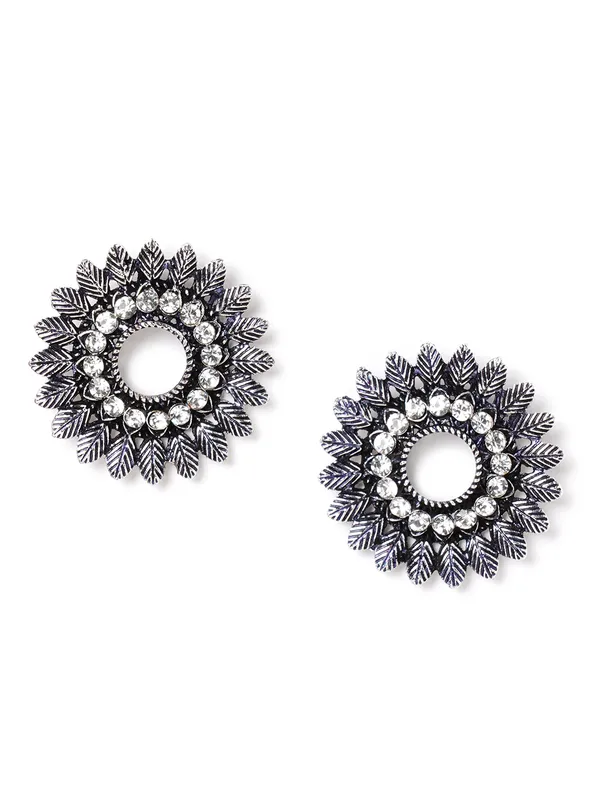 women_German_silver_studs