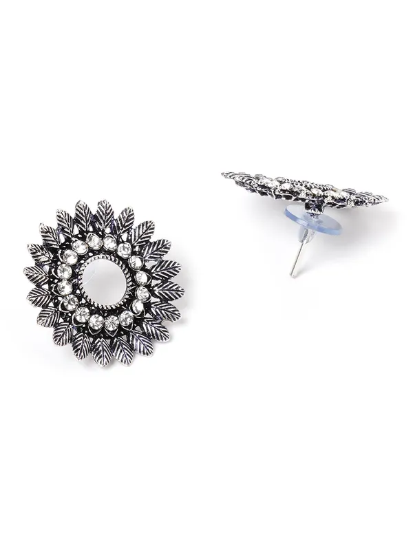 women_German_silver_studs