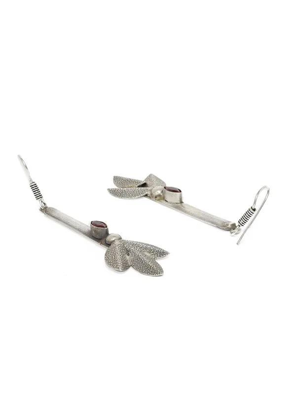 Silver-Plated_Contemporary_Drop_Earrings