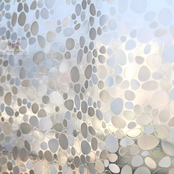 PVC_3D_Pebble_Designer_Curtain_with_Hooks_(Clear)