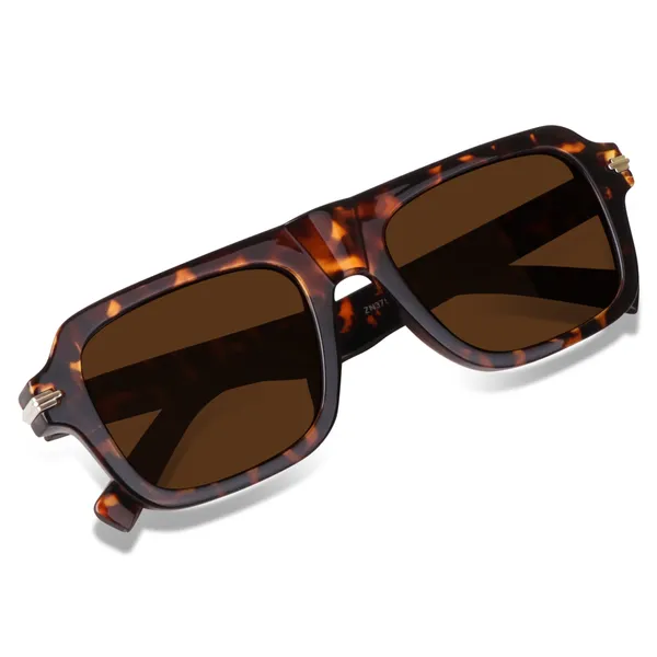Square_Demi_Brown_Oversized_UV/UB_Protected_(3754DA)_-_For_Unisex
