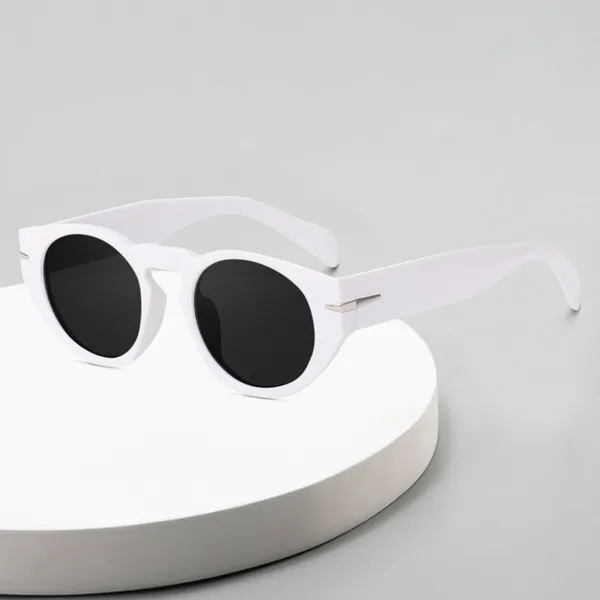Round_White_Oversized_UV/UB_Protected_(3765W)_-_For_Unisex