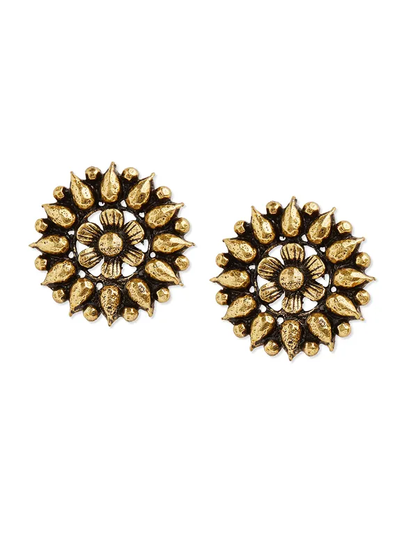 Gold_plated_sunflower_studs