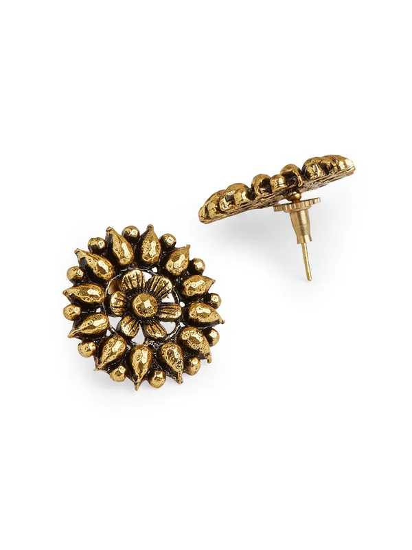 Gold_plated_sunflower_studs