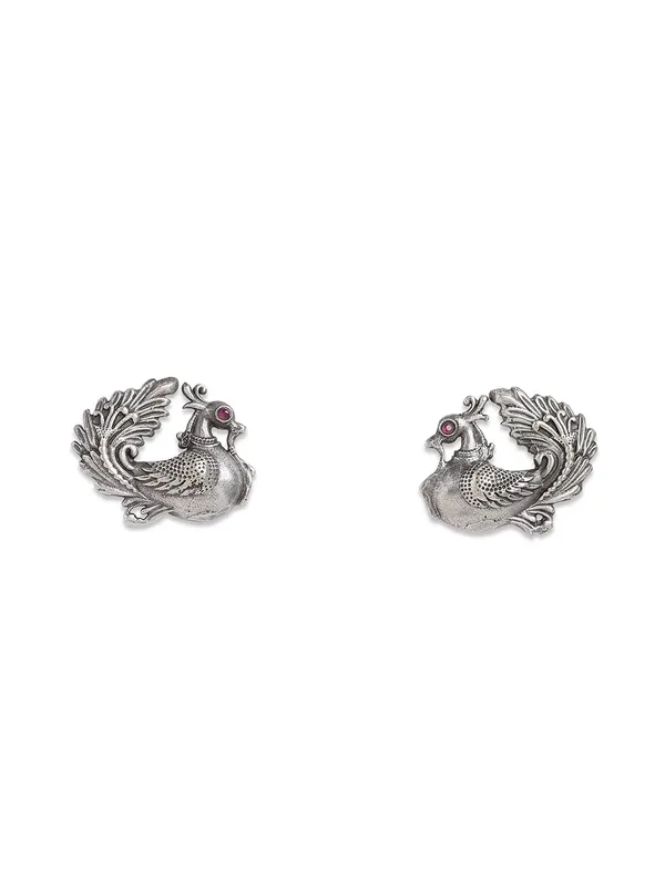 Astu__German_Silver_Ganesh_Long_Pendant_Necklace_Set