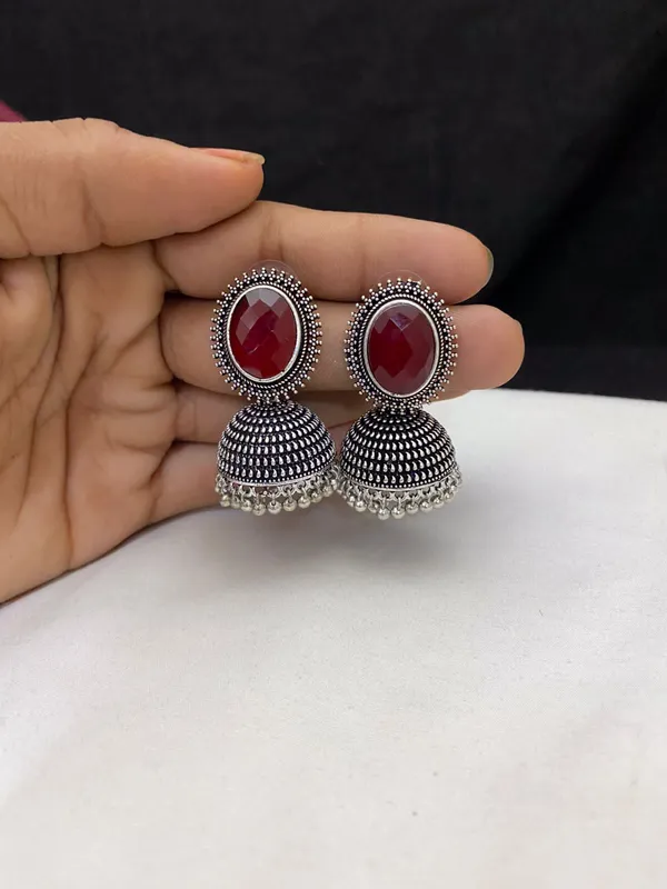 Single_Stone_Jhumka_Earrings