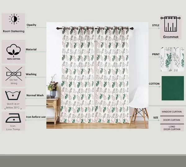 Pack_of_2_Cotton_Aquamarine_Bloom_Bliss_Printed_Collection_Eyelet_Curtainfor_Window_and_Door