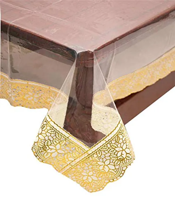 Transparent_Plastic_6_Seater_Waterproof_Dining_Table_Cover_-_60X90_Inch_Size_with_Lace_Border_(Gold_Lace)
