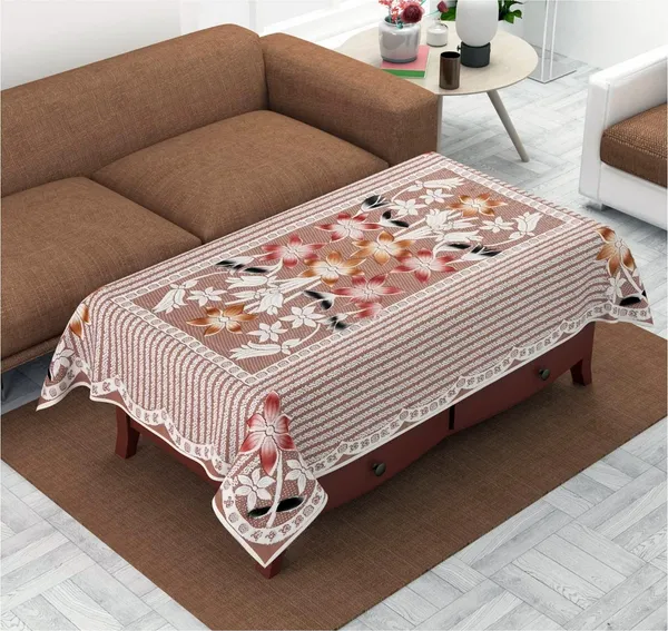 Floral_Design_Cotton_Fabric_Table_Cover_for_Centre_Table_and_4_Seater_Dining_Table_(60x40_Inch,_Brown)