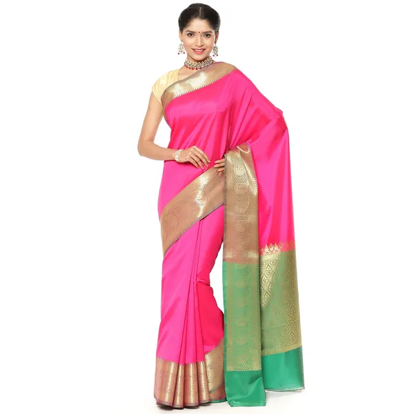 Pink_Valkalam_Katan_Silk_Banarasi_Sarees_For_Women