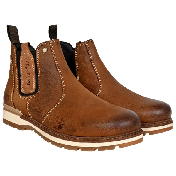 Tan_Leather_Round_Toe_Mid_Top_Chelsea_Boots