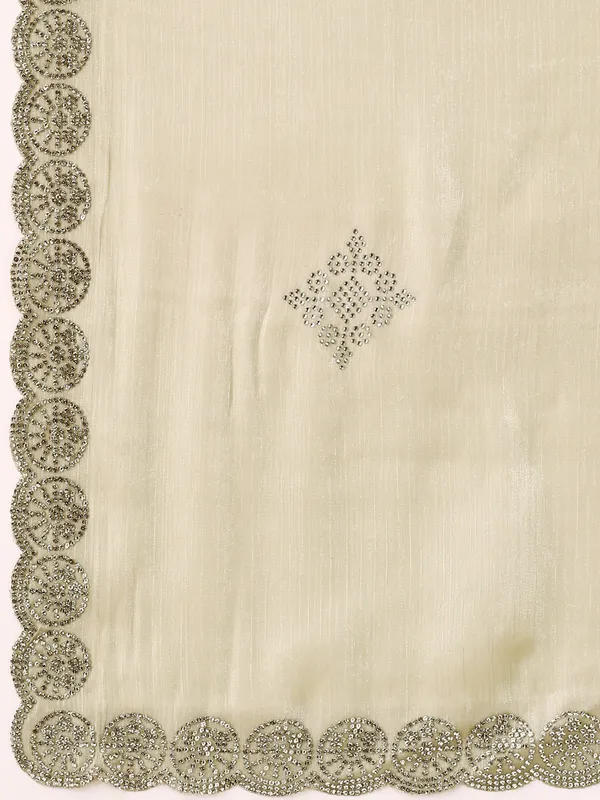 Olive_Jimmy_Choo_Saree_With_Unstitched_Blouse_For_Women