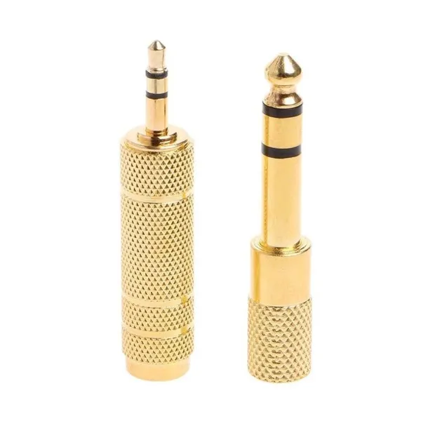 3.5mm_plug_to_6.35mm_jack_and_6.35mm_plug_to_3.5mm_jack_gold_plated_stereo_jack_adapter,_jack_6.3_3.5_amp_adapter_headphone_compatible_with_guitar,_keyboard,