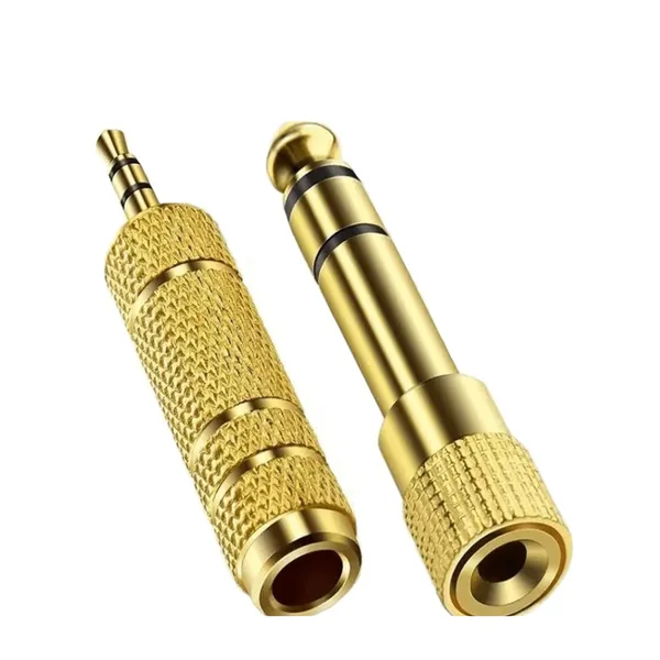 3.5mm_plug_to_6.35mm_jack_and_6.35mm_plug_to_3.5mm_jack_gold_plated_stereo_jack_adapter,_jack_6.3_3.5_amp_adapter_headphone_compatible_with_guitar,_keyboard,