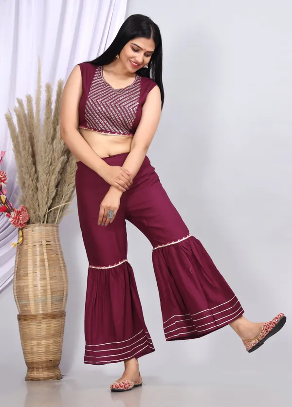 Purple_Crop_Top,__Sharara_Ethnic_Wear_Jacket_Set_For_Women